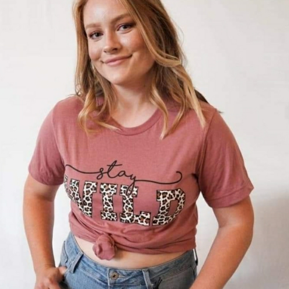 NEW- Stay Wild Tee
